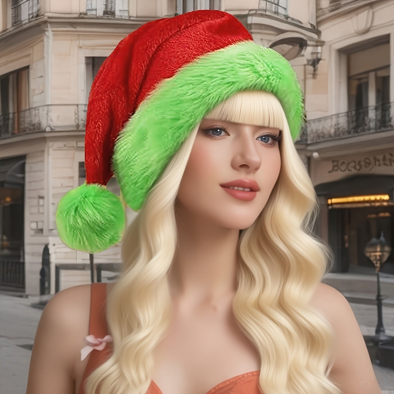 Santa Hat Plush - Chapeau de Père Noël en peluche