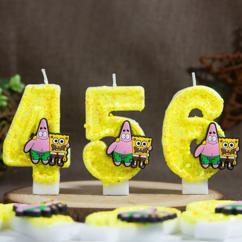 Holiday Candle Set - Bougies d'anniversaire en forme de chiffres