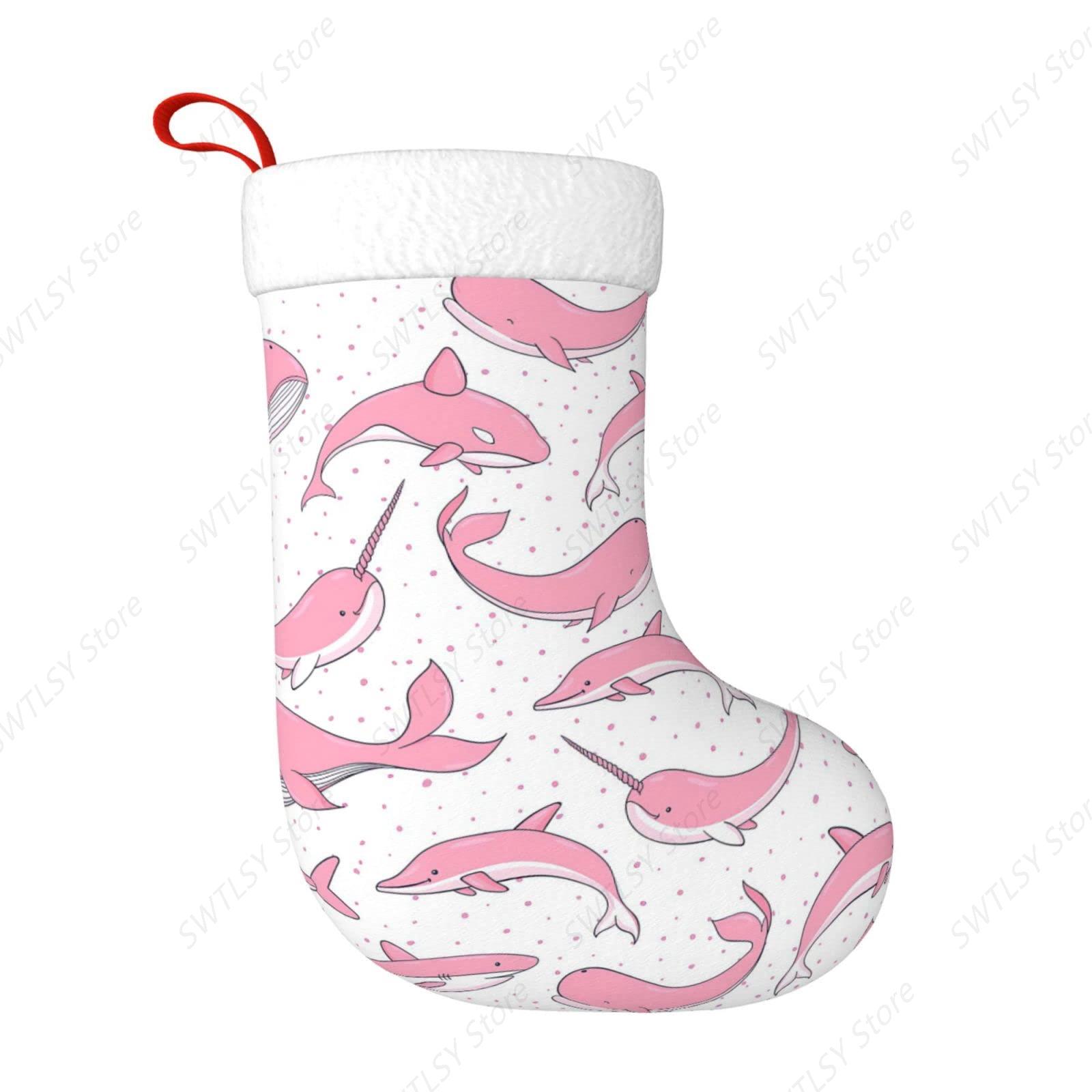Christmas Stocking Hanging - Bas de vacances de noël, baleines