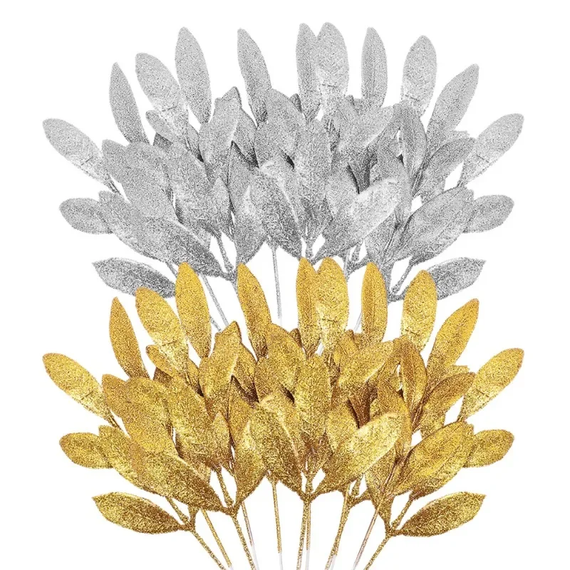 10PCS Tige de feuille artifici - Christmas Wreath Fake avis et prix