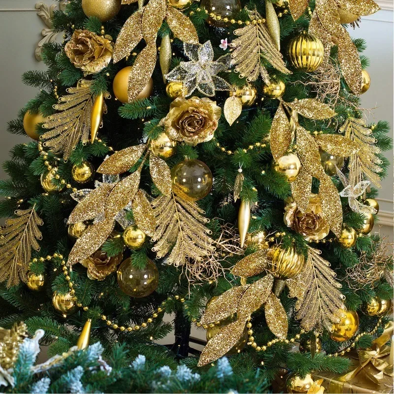 10PCS Tige de feuille artifici - Christmas Wreath Fake avis et prix