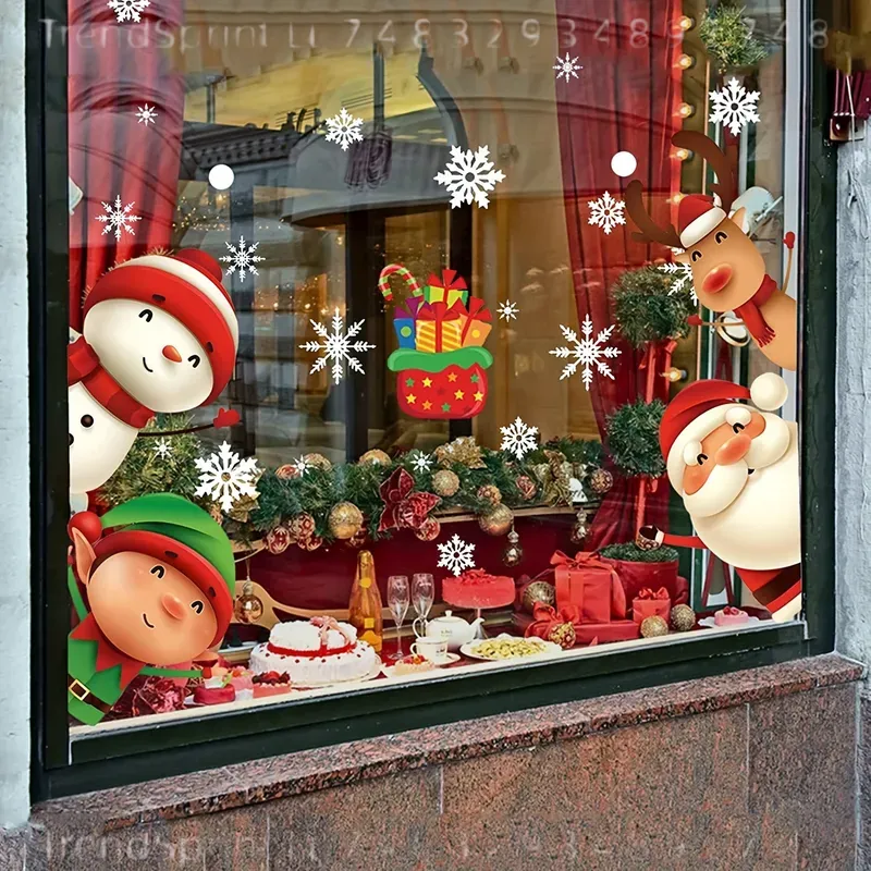 Autocollants de Noël pour fenê - Snowflake Window Decal avis et prix