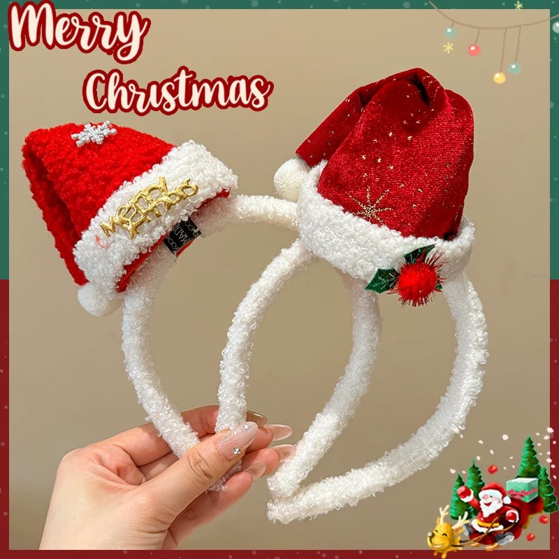 Serre-tête de Noël en peluche, - Santa Hat Plush avis et prix