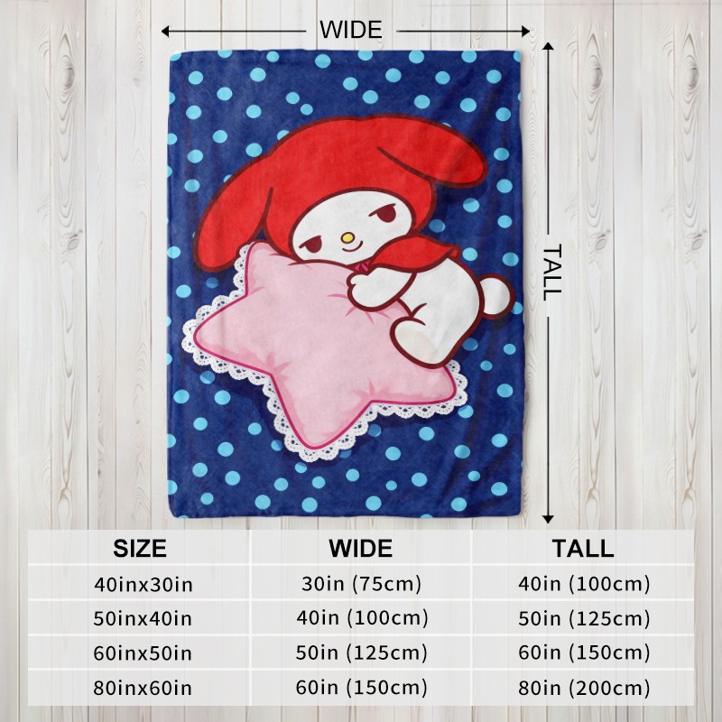 Couverture Sanrio My Melody St - Christmas Throw Blanket avis et prix
