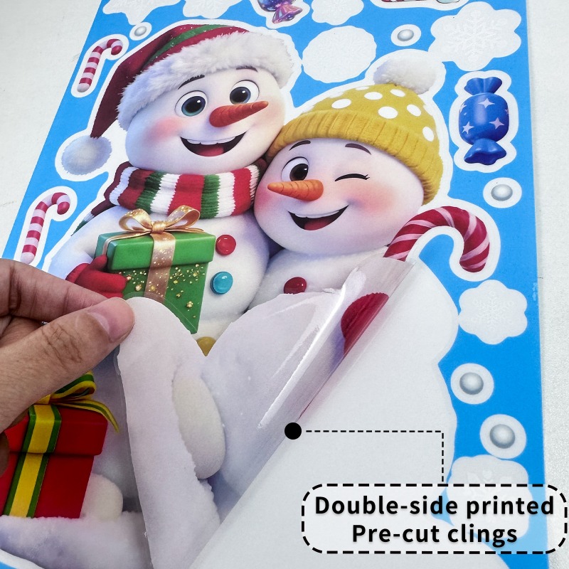 Autocollants statiques en PVC  - Snowflake Window Decal avis et prix