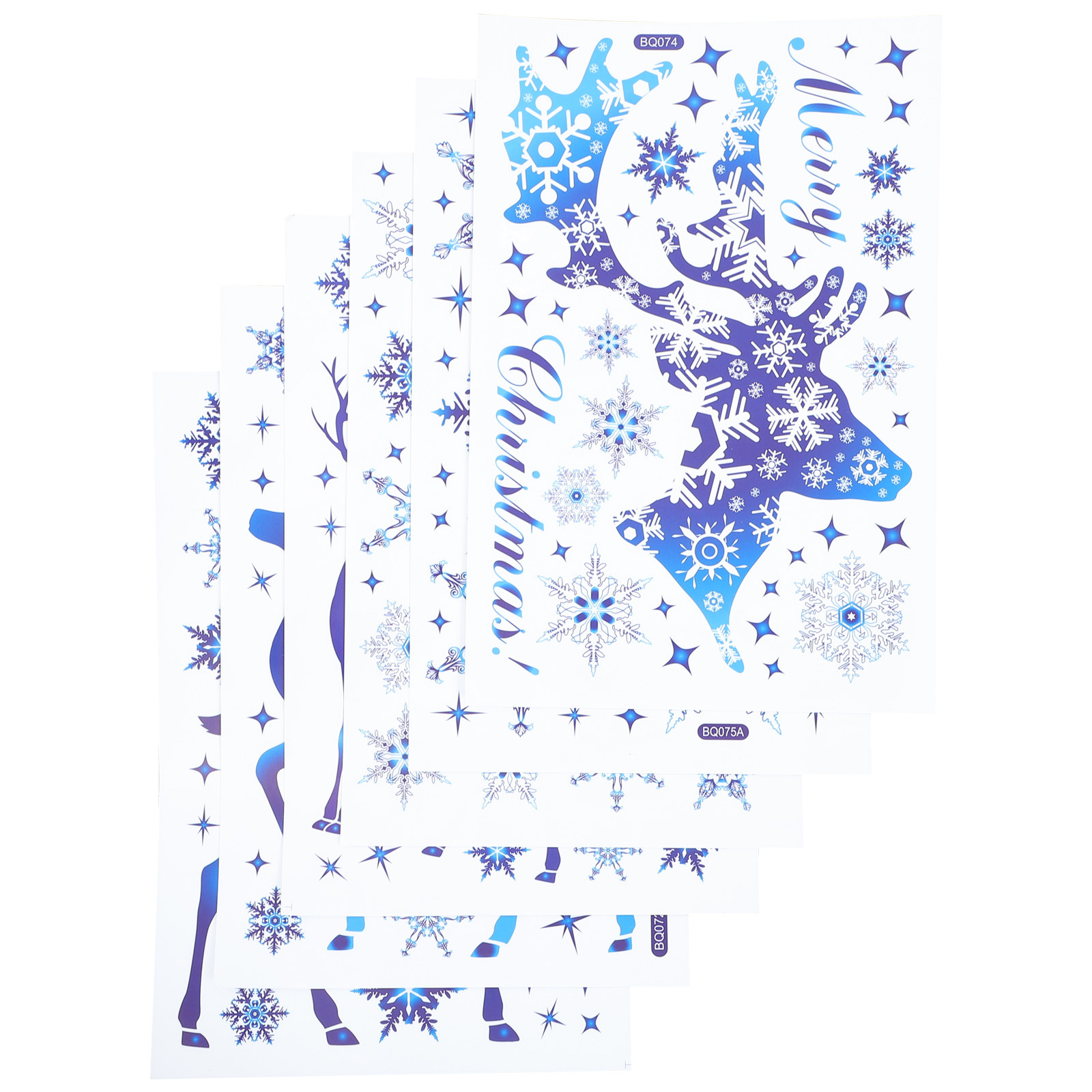 6 feuilles d'autocollants élec - Snowflake Window Decal avis et prix